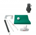 Golf bag putting set