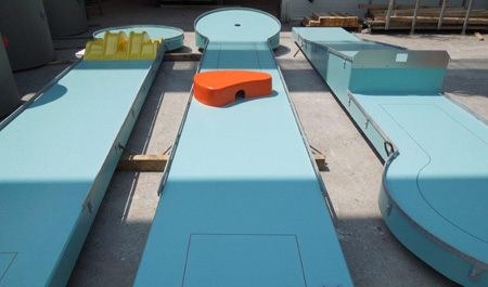 Minigolf course load 2