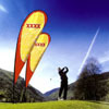 Golf-beach-flag flying banner